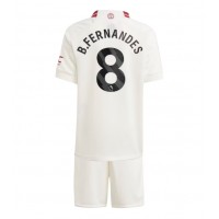 Manchester United Bruno Fernandes #8 Tredje Dräkt Barn 2023-24 Kortärmad (+ Korta byxor)